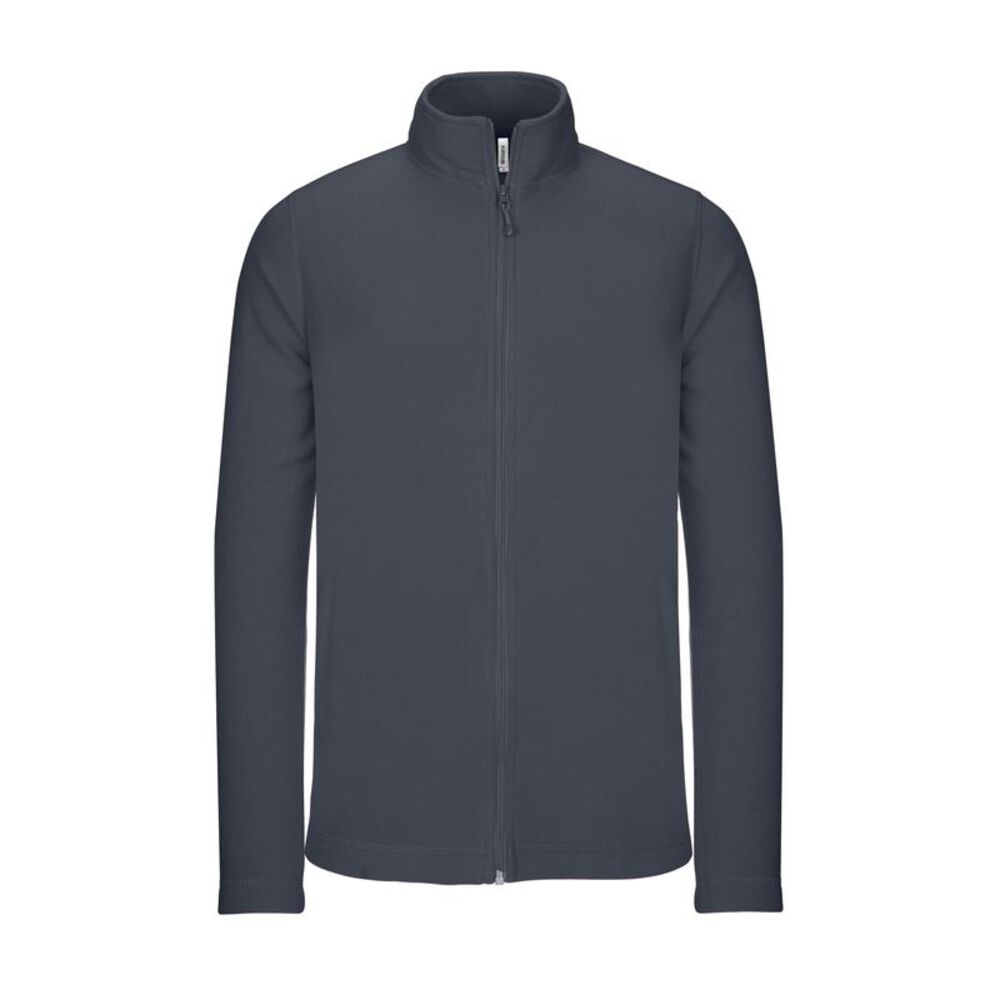 Kariban Mens Full Zip Microfleece Jacket / Convoy Gray